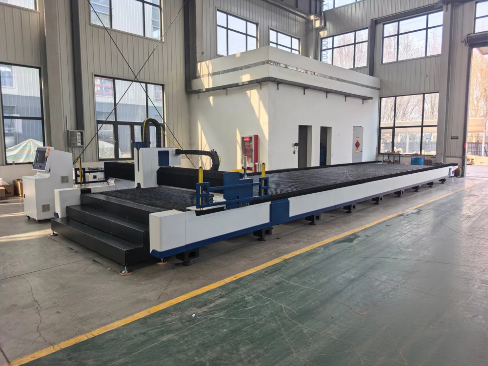ماكينة فايبر ليزر جراوند ريل لتقطيع الألواح المعدنية Ground Rail Fiber Laser Cutting Machine - الصورة 4