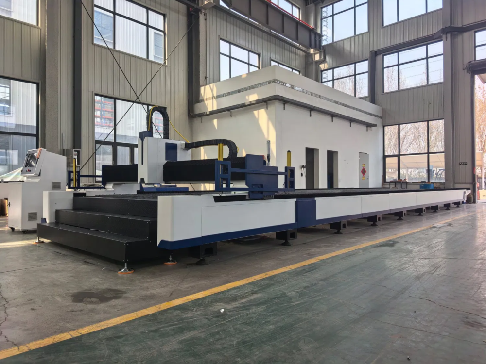 ماكينة فايبر ليزر جراوند ريل لتقطيع الألواح المعدنية Ground Rail Fiber Laser Cutting Machine - الصورة 6