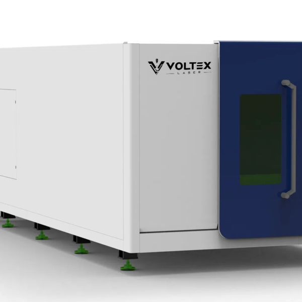 ماكينة فايبر ليزر لتقطيع الألواح المعدنية بكابينة مغلقة وطبلية تبادلية  Enclosed Fiber Laser Cutting Machine with Exchange Table