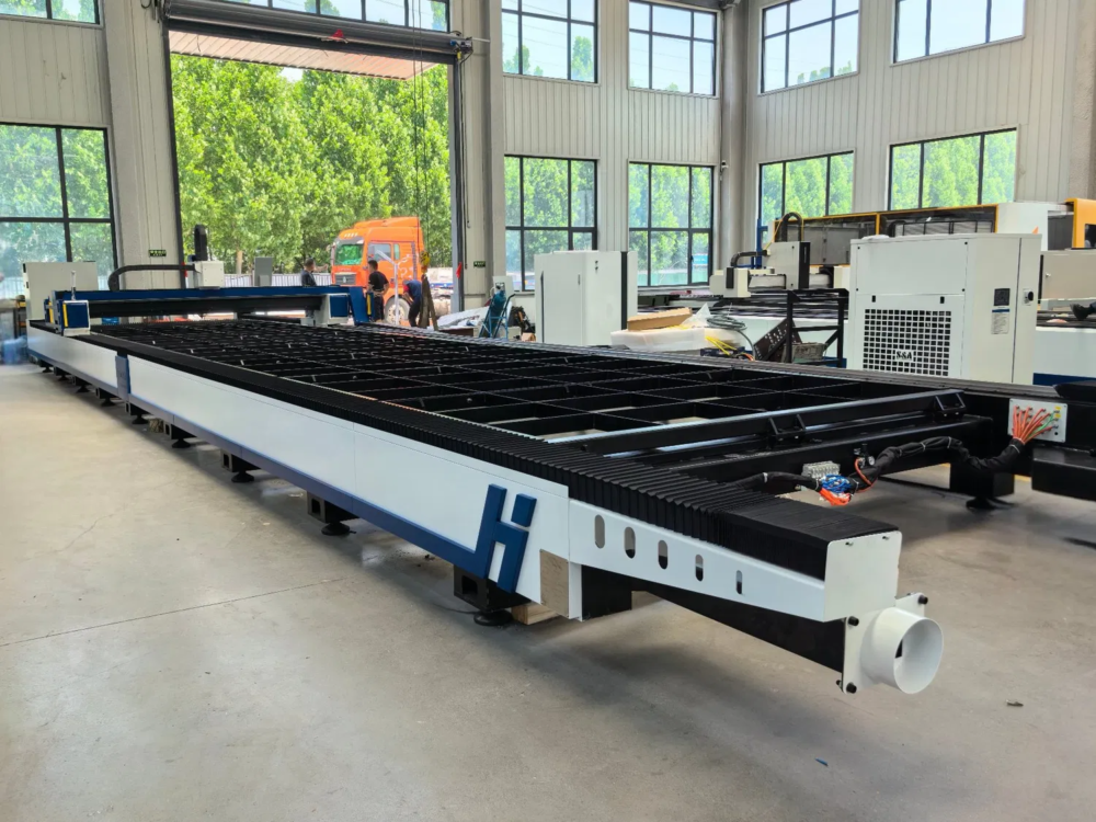 ماكينة فايبر ليزر جراوند ريل لتقطيع الألواح المعدنية Ground Rail Fiber Laser Cutting Machine - الصورة 7